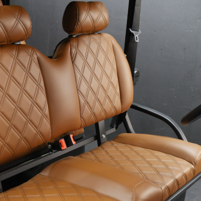 EA6R+ - Black Body, Brown Seats, Black Seat Stitching - Image 3