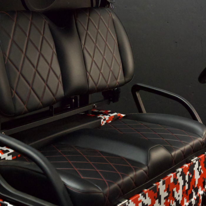 EA4R -  Red Camo, Black  Seats, Red Seat Stitching - Image 3