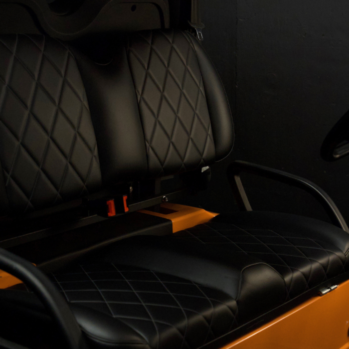 EA4R -  Peach Body, Black Seats, Orange Seat Stitching - Image 3