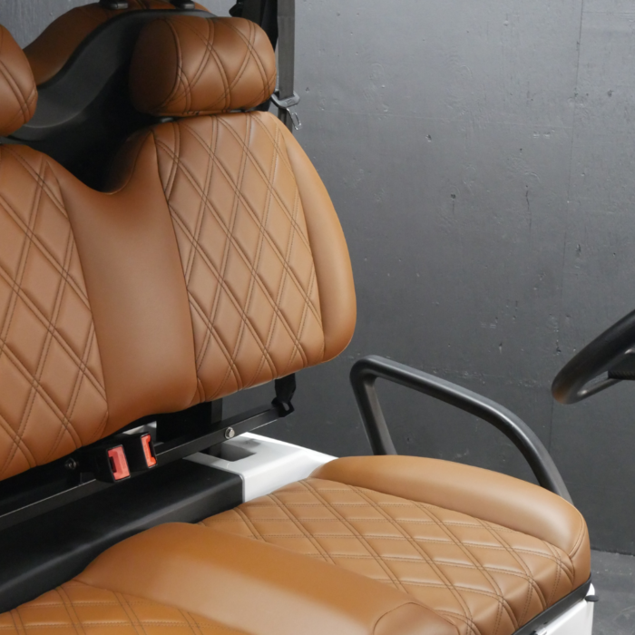 EA4R+ -  White Body, Brown Seats, Black Seat Stitching - Image 3