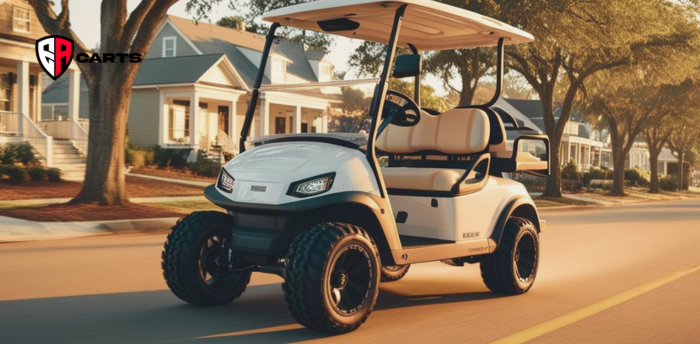 A modern golf cart